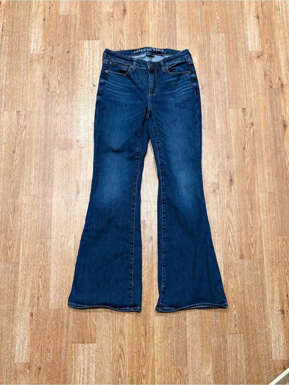American Eagle Outfitters Dark Blue Flare Jeans